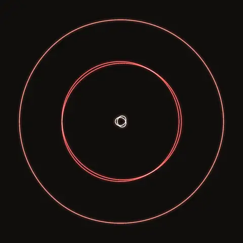 Broucke–Boggs S25, a periodic three-body orbit