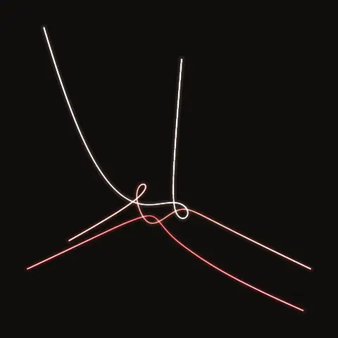 Free-fall F1, a periodic three-body orbit