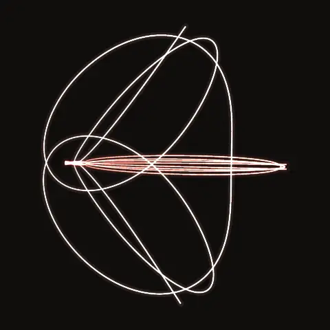 Free-fall F40, a periodic three-body orbit
