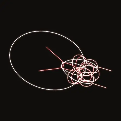 Free-fall F44, a periodic three-body orbit