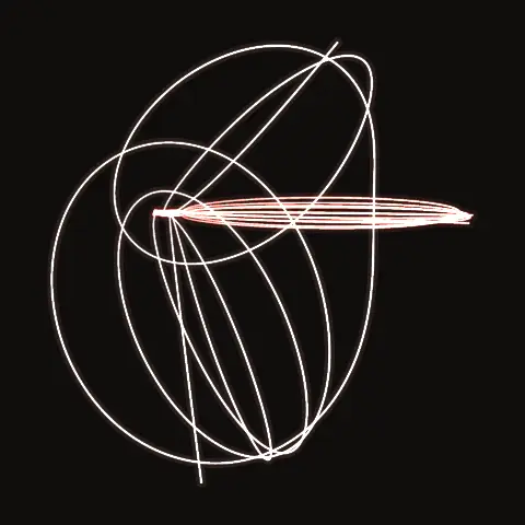 Free-fall F45, a periodic three-body orbit