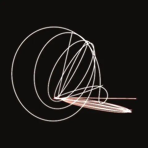 Free-fall F46, a periodic three-body orbit