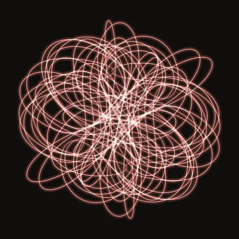 Choreography NC.123, a periodic three-body orbit