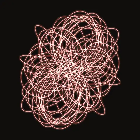 Choreography NC.124, a periodic three-body orbit