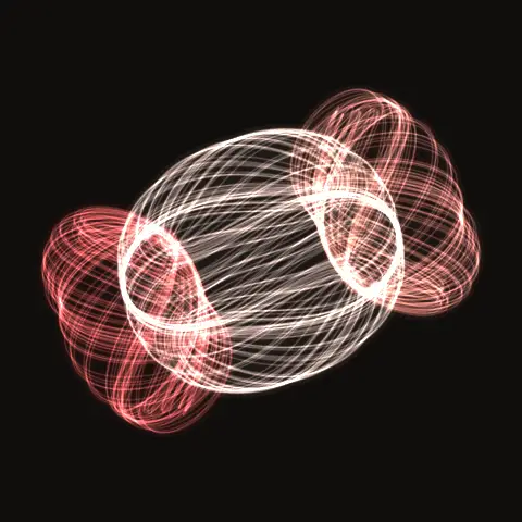 Schubart region HS.445, a periodic three-body orbit