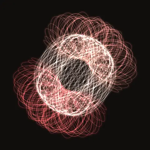 Schubart region HS.455, a periodic three-body orbit