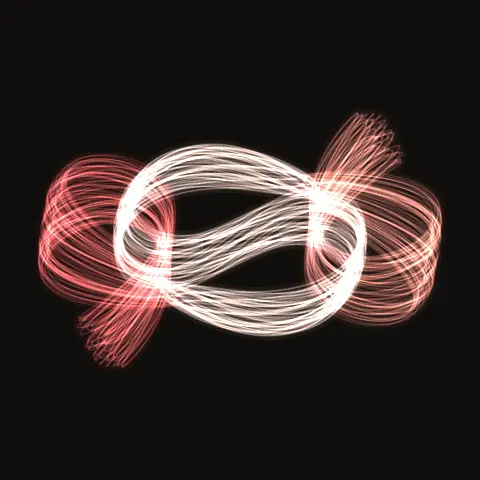 Schubart region HS.586, a periodic three-body orbit