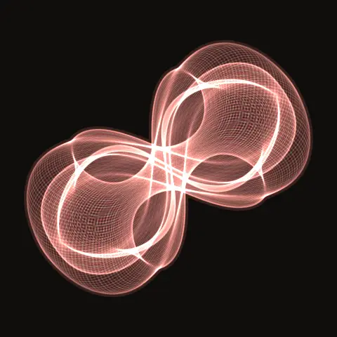 Figure-8 satellite HS.588, a periodic three-body orbit