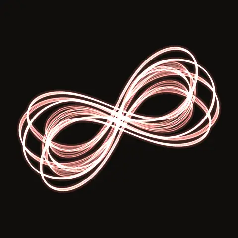 Figure-8 satellite HS.597, a periodic three-body orbit