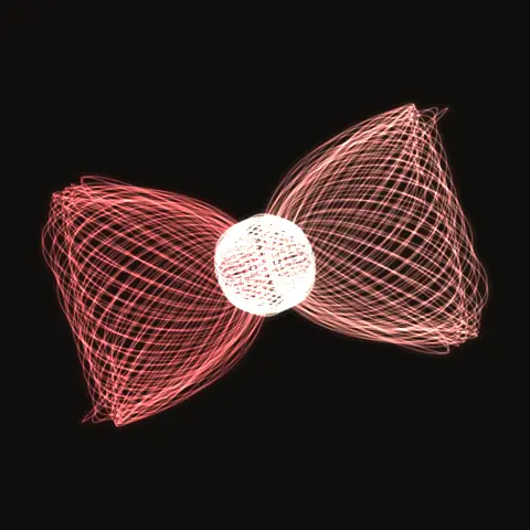 II.C.6, a periodic three-body orbit