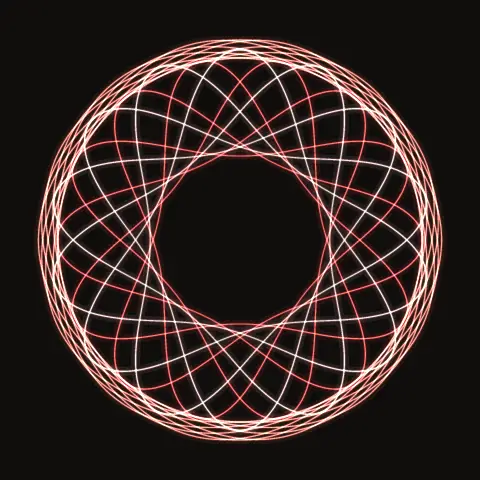 Rosette 5:9, a periodic three-body orbit