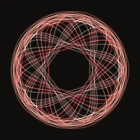 Rosette 11:19, a periodic three-body orbit
