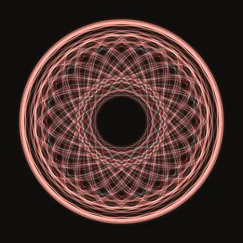 Rosette 35:49, a periodic three-body orbit