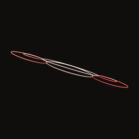 Newton’s cradle, a periodic three-body orbit