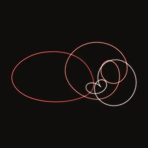 Ovals with flourishes, a periodic three-body orbit