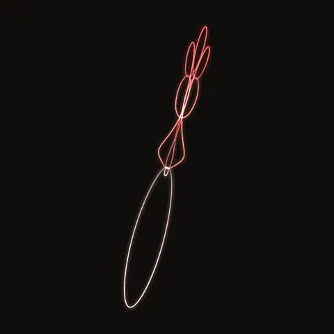 Skinny pineapple, a periodic three-body orbit