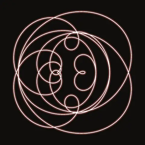 Choreography SC.37, a periodic three-body orbit