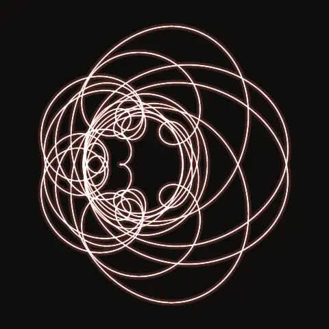 Choreography SC.182, a periodic three-body orbit
