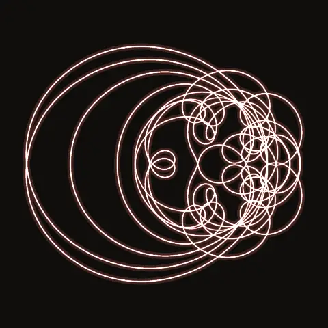 Choreography SC.215, a periodic three-body orbit