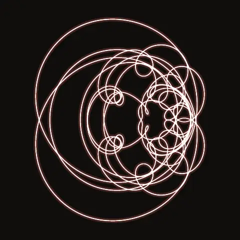 Choreography SC.216, a periodic three-body orbit