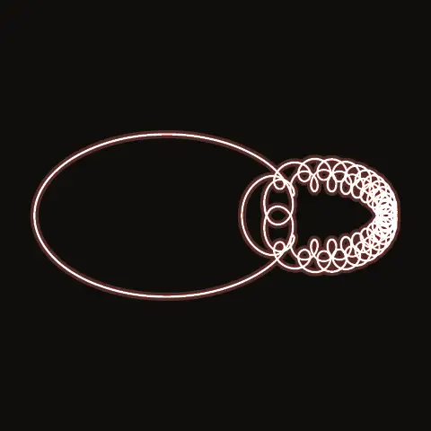 Choreography SC.239, a periodic three-body orbit