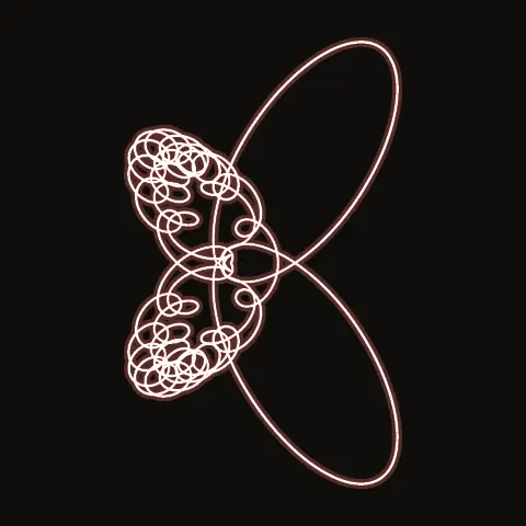 Choreography SC.243, a periodic three-body orbit