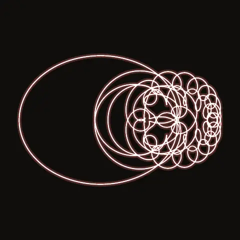 Choreography SC.344, a periodic three-body orbit